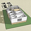 Maquette 3D - croquis en perspective