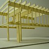 Maquette d'étude de la structure